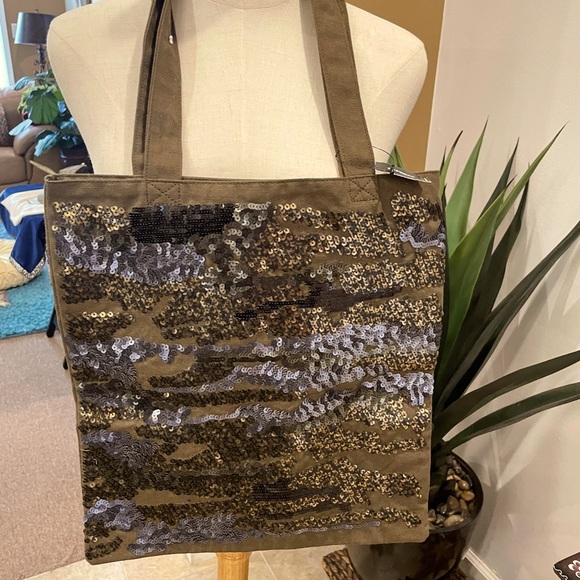 Express Sequin Tote - Picture 1 of 8